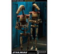 Star Wars Action Figure Set 1/6 Security Battle Droids 30 cm